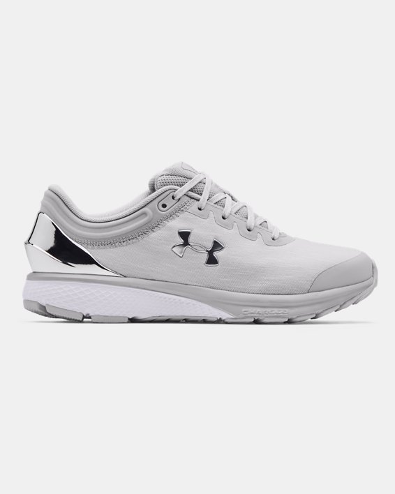 Under armour womens charged escape 3 running shoes black white Women S Ua Charged Escape 3 Evo Chrome Running Shoes Under Armour